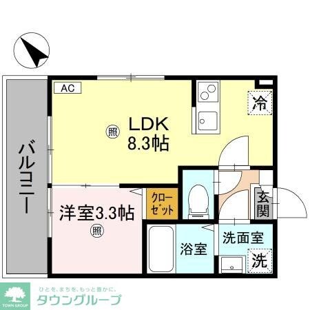 ルミナス所沢の物件間取画像