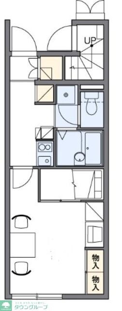 レオパレスメイプルコートI号館の物件間取画像