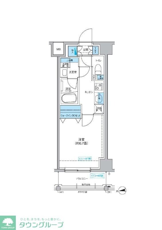 フレンシア ノイエ 成増の物件間取画像