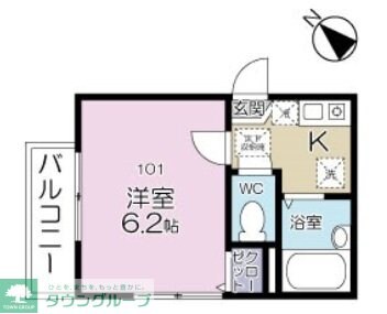 エルアルボリートの物件間取画像