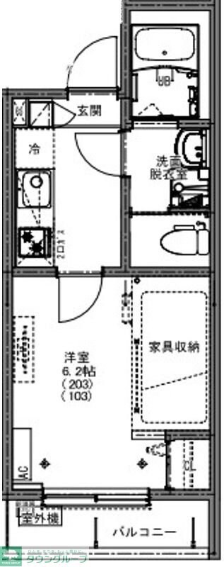 KEIAI RESIDENCE 西所沢の物件間取画像