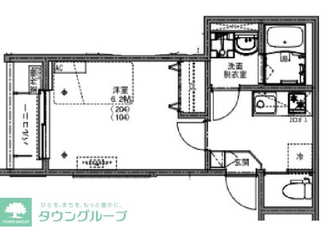 KEIAI RESIDENCE 西所沢の物件間取画像