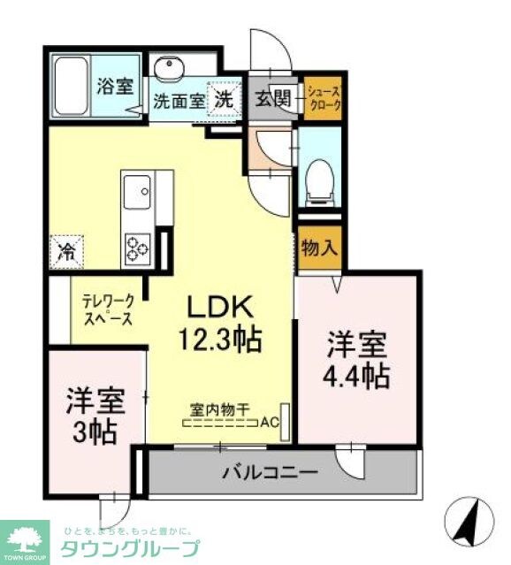 ステラ美光の物件間取画像