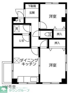 ベルメゾンの物件間取画像