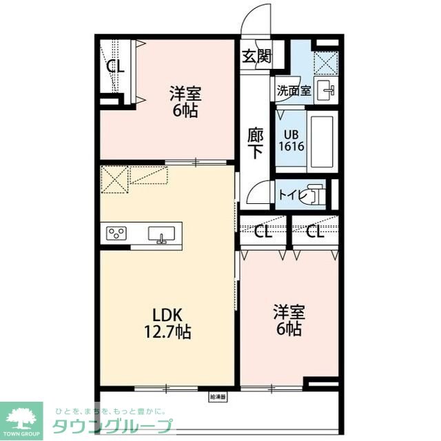 La Libellule 二本榎の物件間取画像