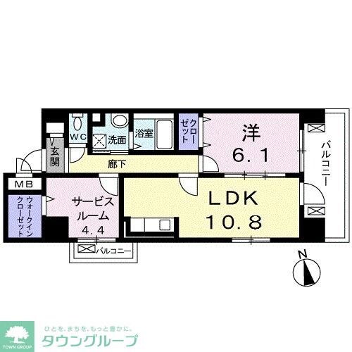 Bella Vista 西東京の物件間取画像