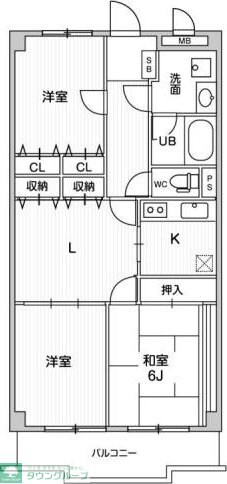 ピア・グランデ弐番館の物件間取画像