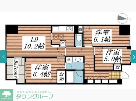 ヒルズ光が丘公園の物件間取画像
