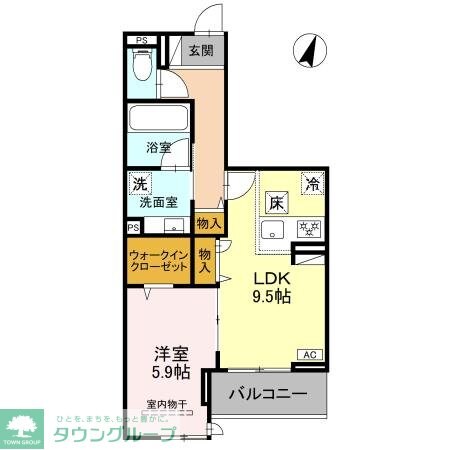 Koaひばりヶ丘の物件間取画像