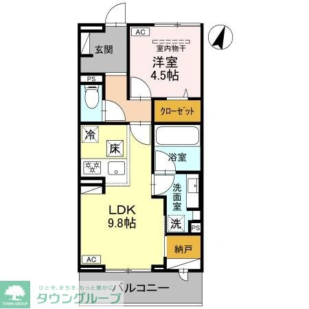 Koaひばりヶ丘の物件間取画像