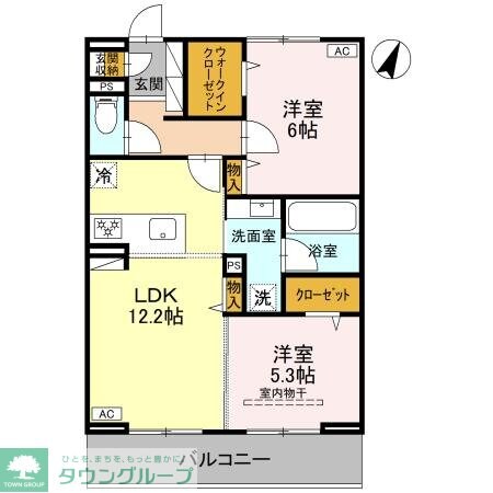 Koaひばりヶ丘の物件間取画像