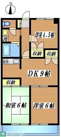 ロングキャッスルIの物件間取画像