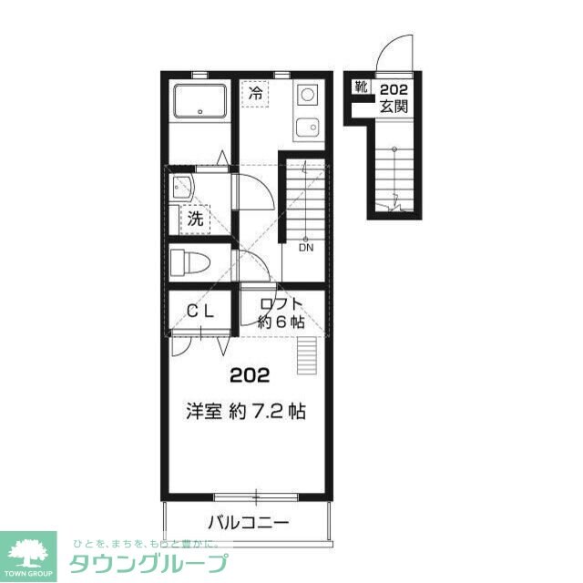 ヴィラソレイユの物件間取画像