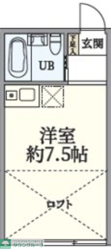 クロノス小平Northの物件間取画像