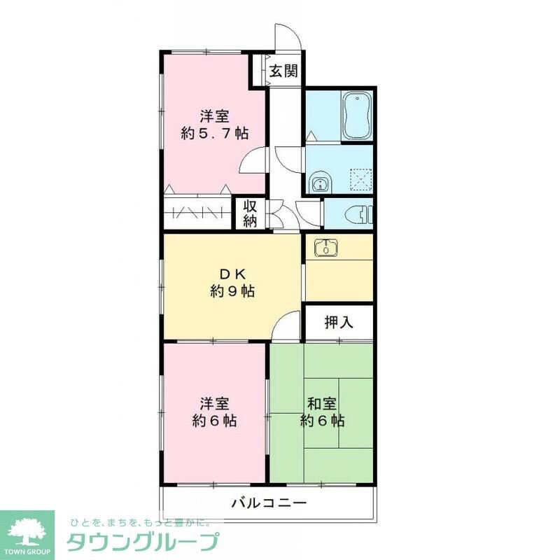 イーストリッチの物件間取画像
