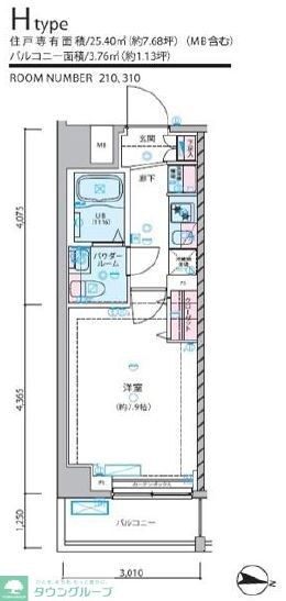 ジェノヴィア練馬春日町スカイガーデンの物件間取画像