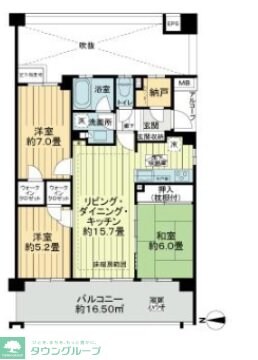 ライオンズ田無ウエストプレイスの物件間取画像