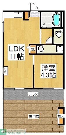 秋津ハウスの物件間取画像