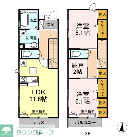 ファミール Aの物件間取画像