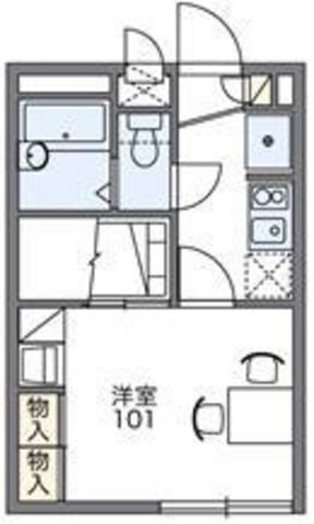 レオパレスみどりの物件間取画像