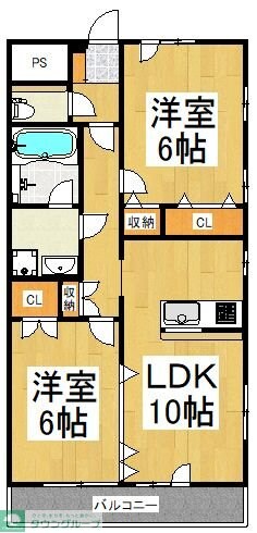 ヴィラトリアノンの物件間取画像