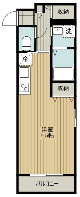 Sirius K(シリウスケー)の物件間取画像
