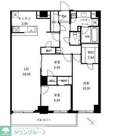 ザ・ケンジントン・レジデンスときわ台の物件間取画像