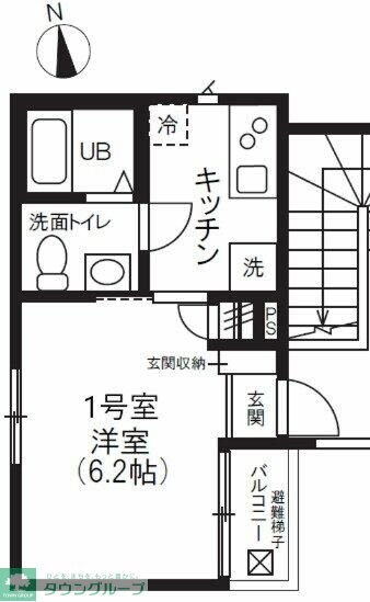 ディーアパートメントIIの物件間取画像