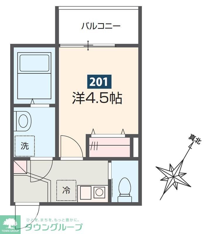 MELDIA小川の物件間取画像