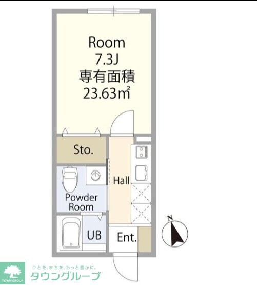 クレスト東村山の物件間取画像