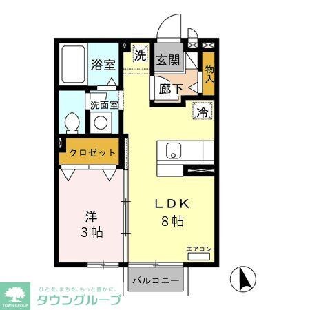 ラ・トゥーエルの物件間取画像