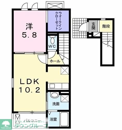 サンエールの物件間取画像