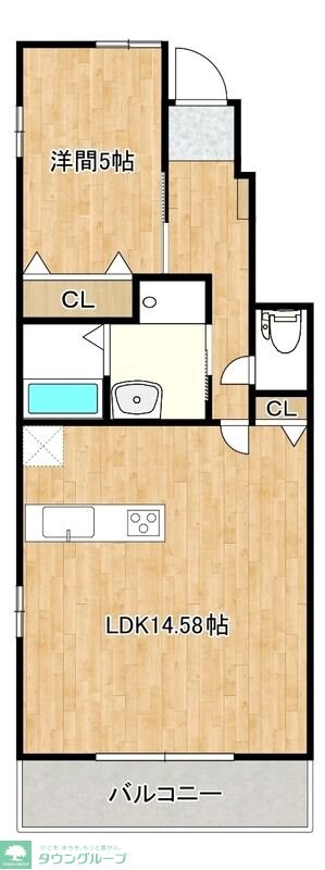 フェリオ向原の物件間取画像