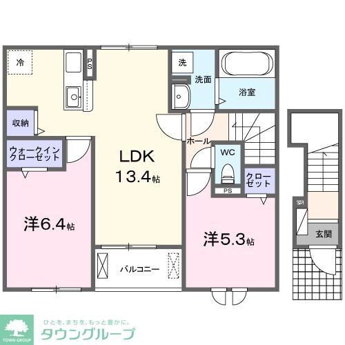 ラスヴェートの物件間取画像