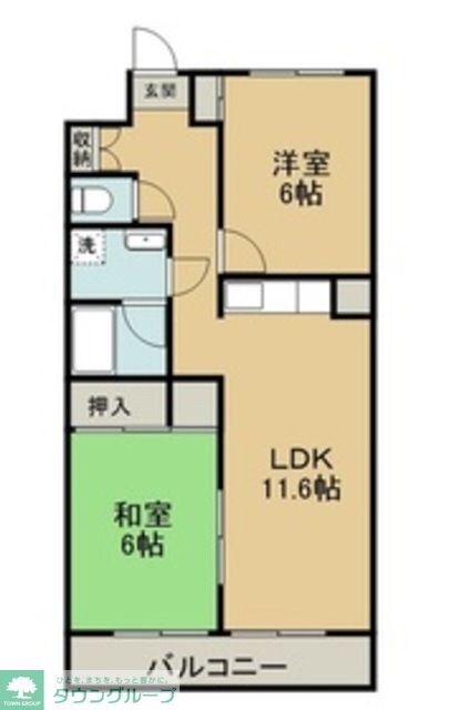 ブルックイーストマンションの物件間取画像