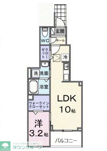 ピースフルIIIの物件間取画像