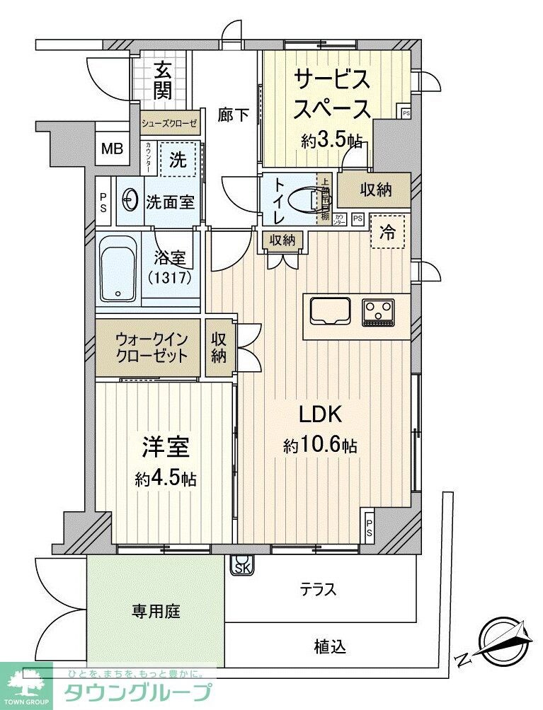 ラ・グラース吉祥寺の物件間取画像