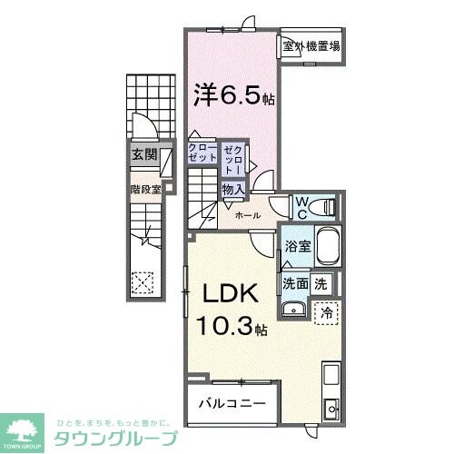 レルージュの物件間取画像