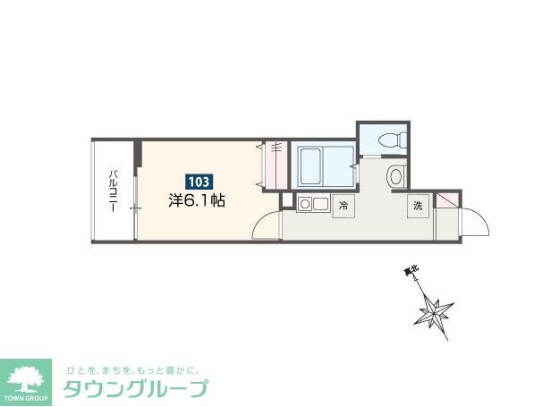 MELDIA東村山の物件間取画像
