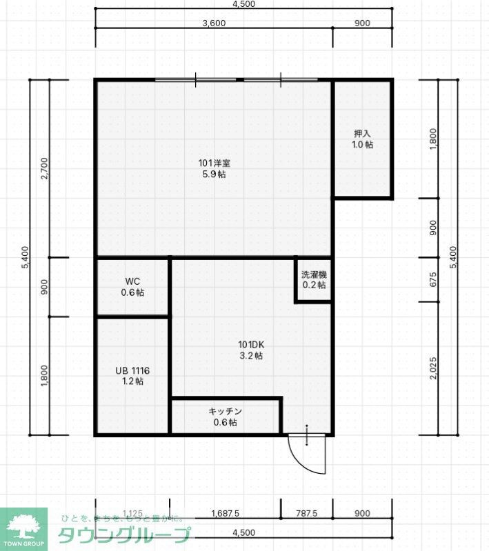 ミントハウスの物件間取画像