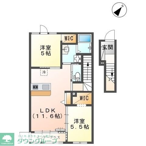 サニープレイスの物件間取画像