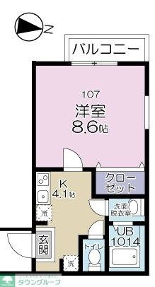 Kメゾンの物件間取画像