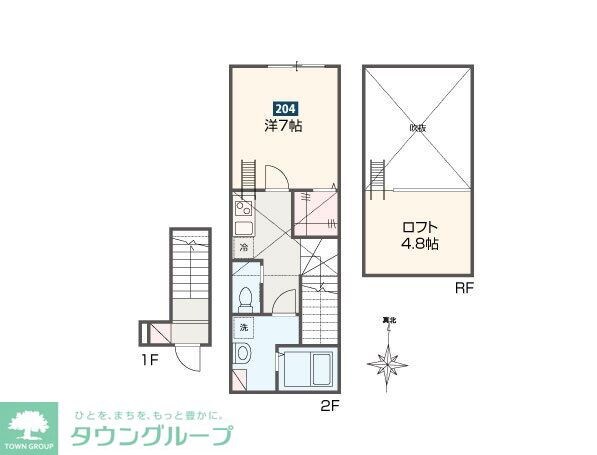 del Cielo小平の物件間取画像