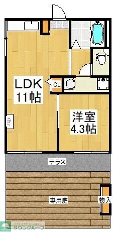 秋津ハウスの物件間取画像