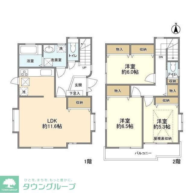 狭山4丁目貸家の物件間取画像