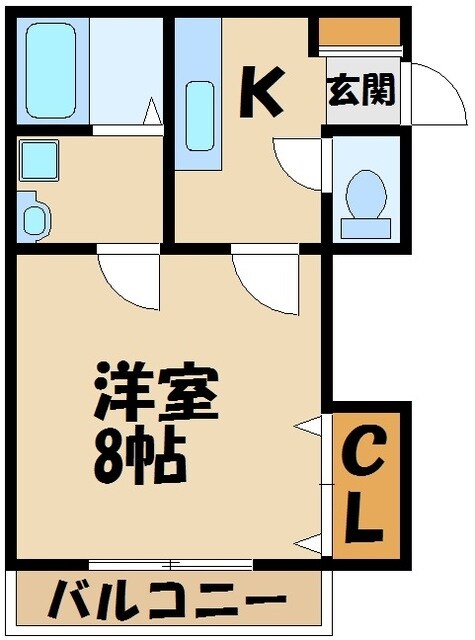 セラージュAの物件間取画像