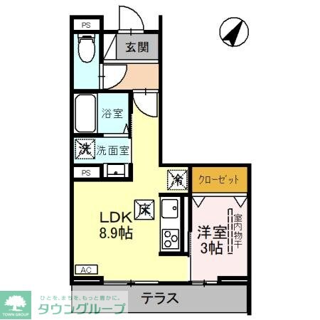 D-Sereno弥生の物件間取画像