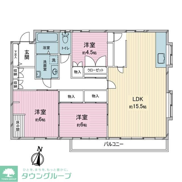 グレース睦の物件間取画像