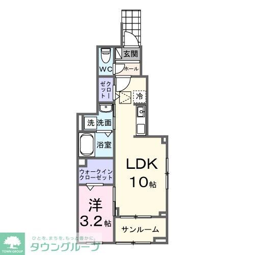 ソレイユの物件間取画像