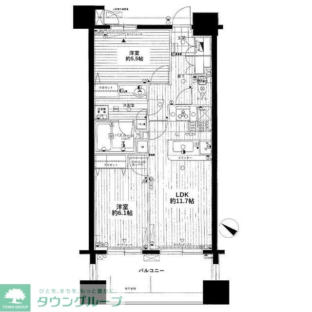 アルシオン本川越の物件間取画像